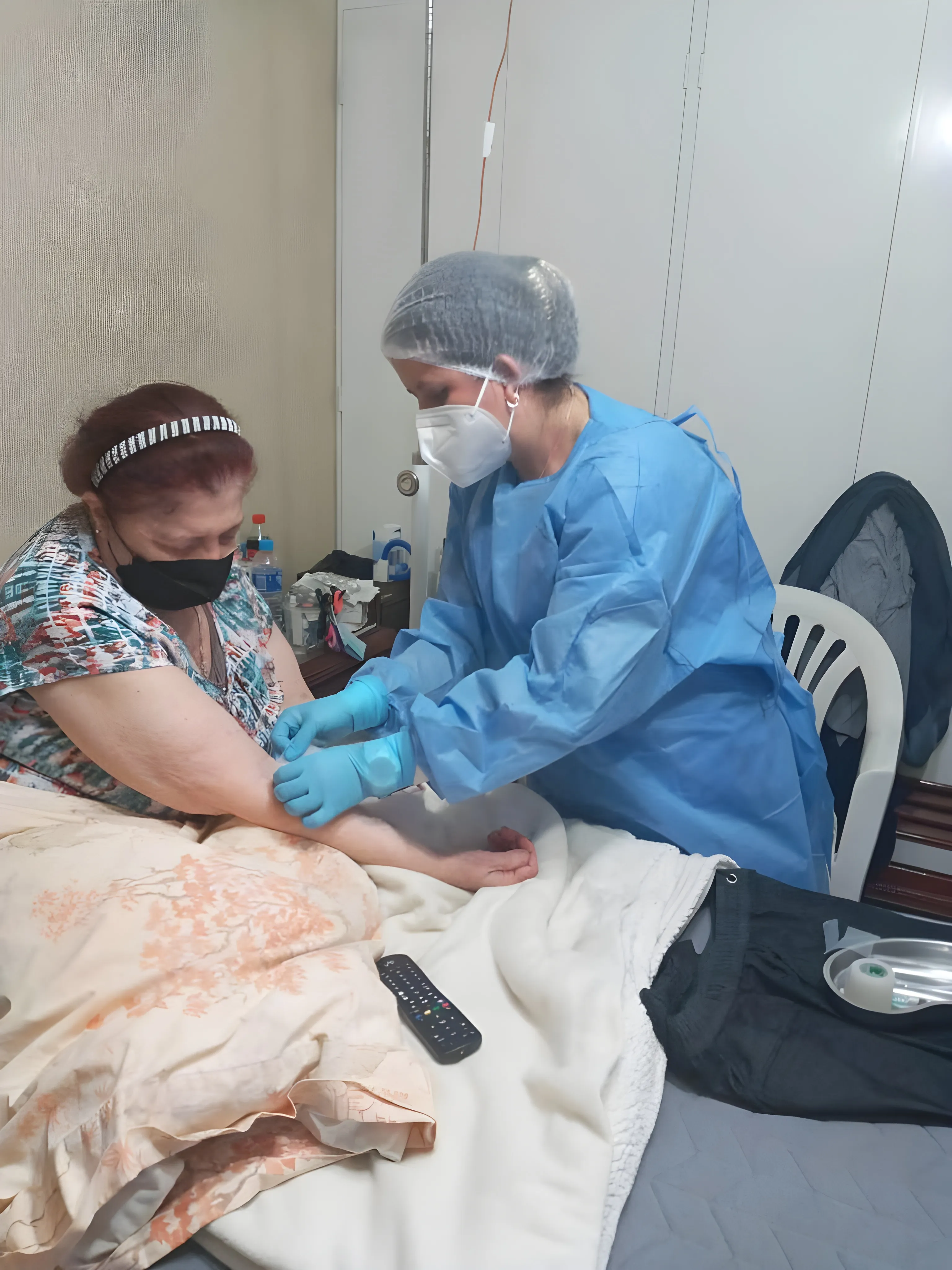 Administración de hierro endovenoso a domicilio
